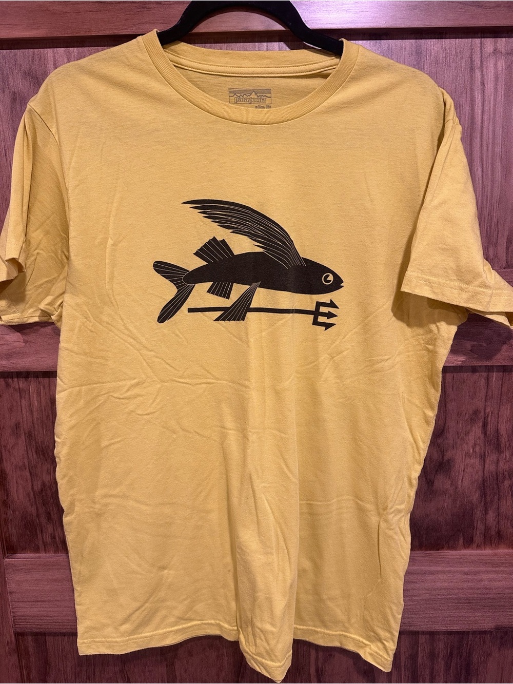 Patagonia Yellow Flying Fish Graphic T-Shirt